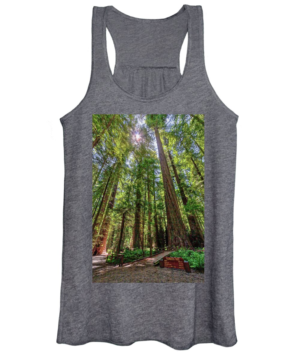 California Women's Tank Top featuring the photograph As Tall as Tall Can Be by Dan Carmichael