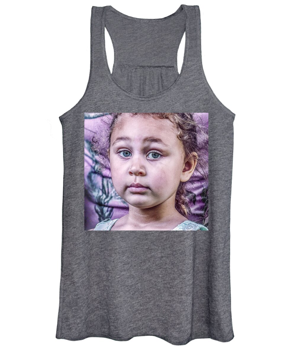 Ava Women's Tank Top featuring the photograph Ava 2019 by WAZgriffin Digital