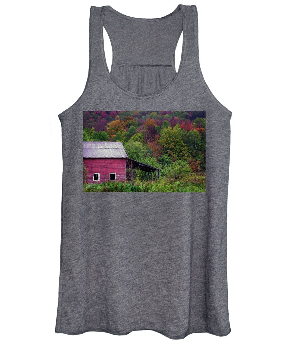  Women's Tank Top featuring the photograph Averill, Vermont October 2021 by John Rowe