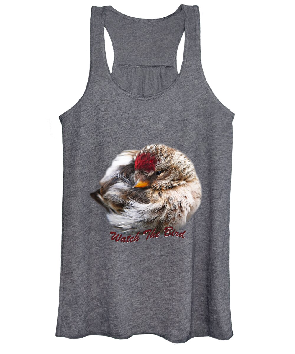 Bird Women's Tank Top featuring the photograph Ball of Feathers by Christina Rollo