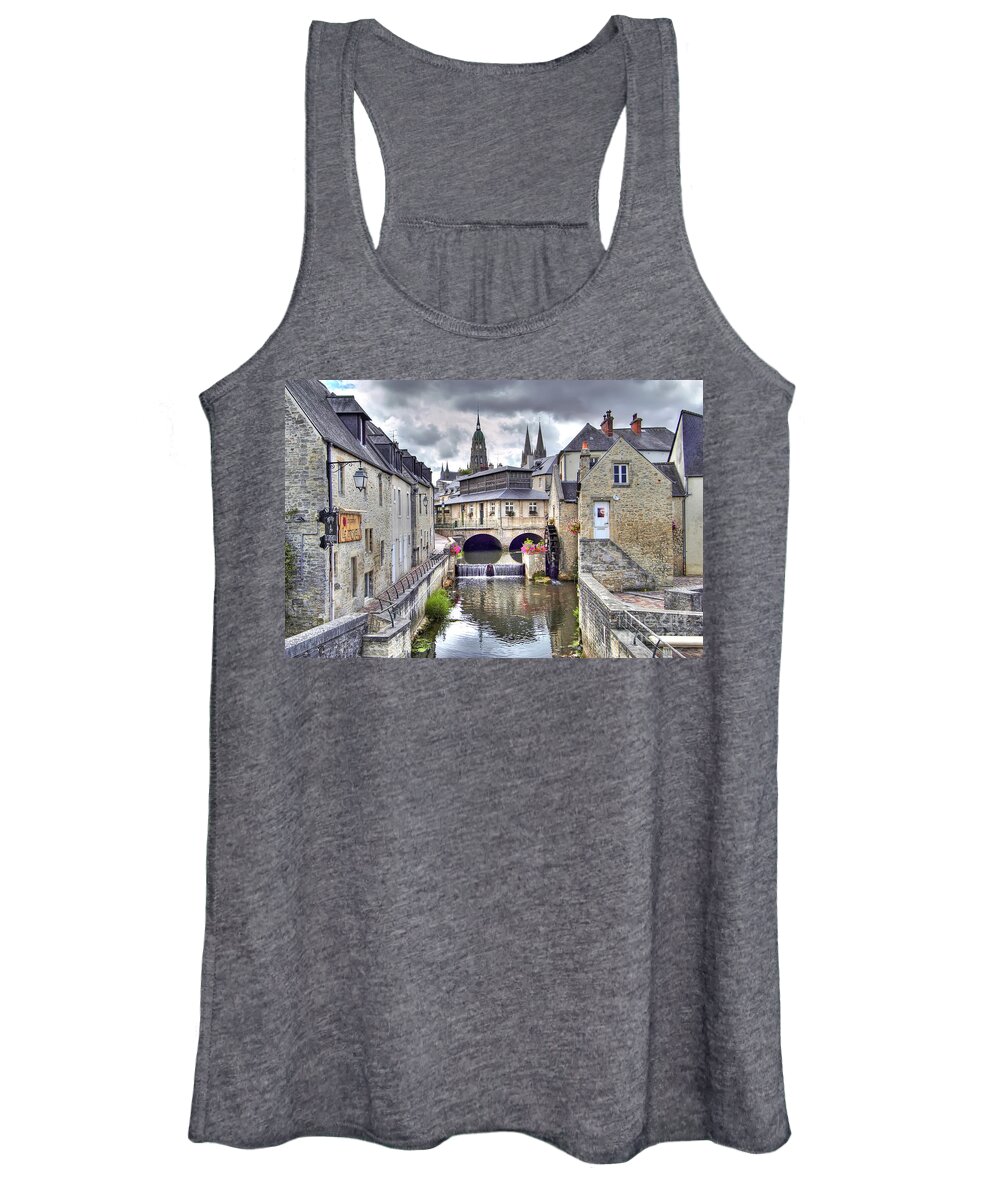 Bayeux Women's Tank Top featuring the photograph Bayeux - France by Paolo Signorini
