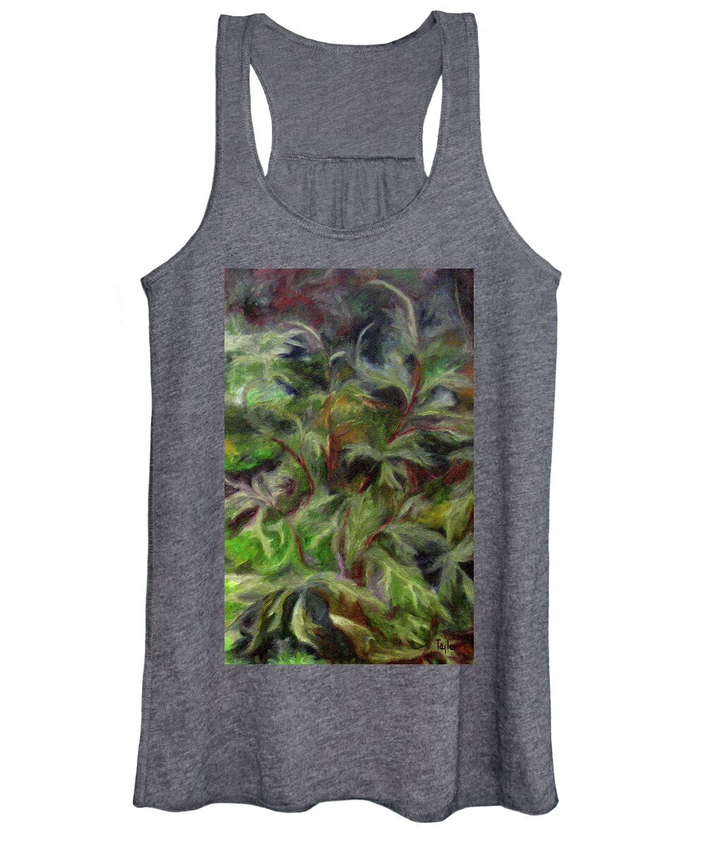 Bees Women's Tank Top featuring the painting Black Cohosh by FT McKinstry