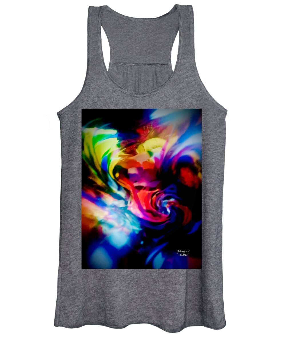 Abstract Women's Tank Top featuring the photograph Blondie by John Anderson