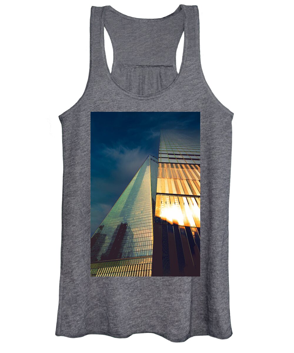 Architecture Women's Tank Top featuring the photograph Blue Skies are the Limit by Montez Kerr