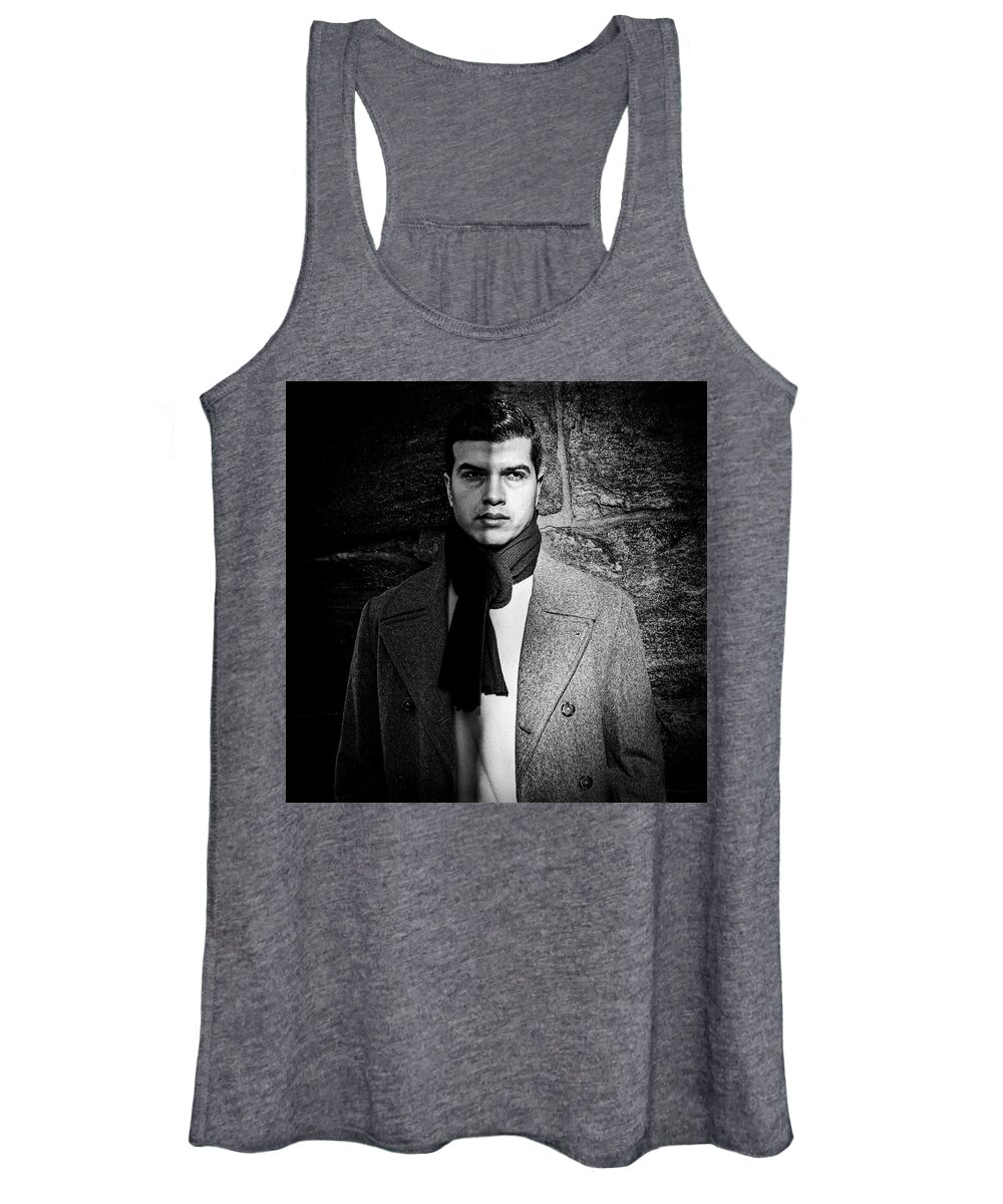 Young Women's Tank Top featuring the photograph Boundary Between Dark and Bright 120225_1288 by Alexander Image
