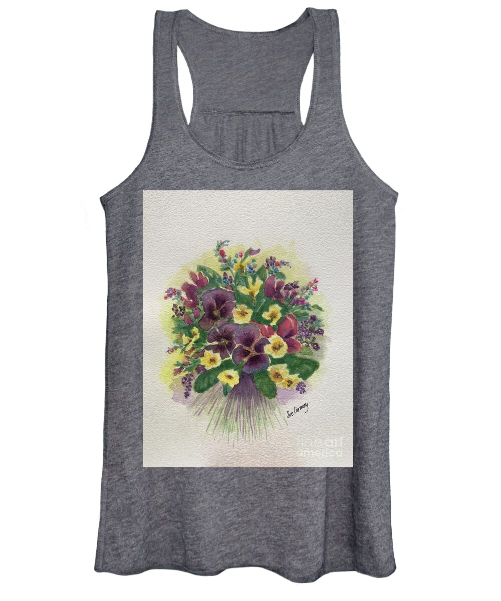 Flowers Women's Tank Top featuring the painting Bouquet of Joy by Sue Carmony