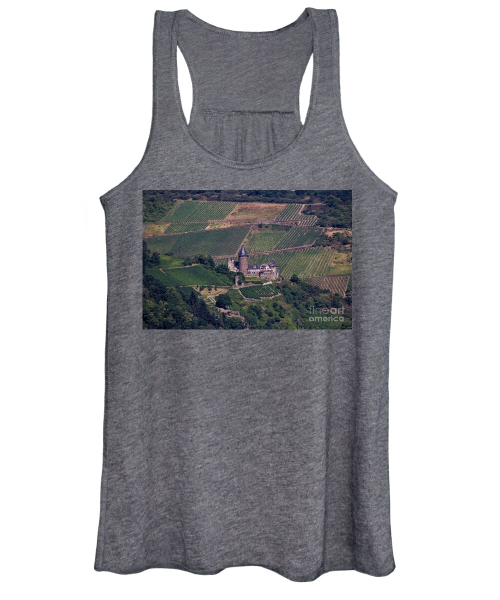 Burg Stahleck Women's Tank Top featuring the photograph Burg Stahleck by Yvonne M Smith