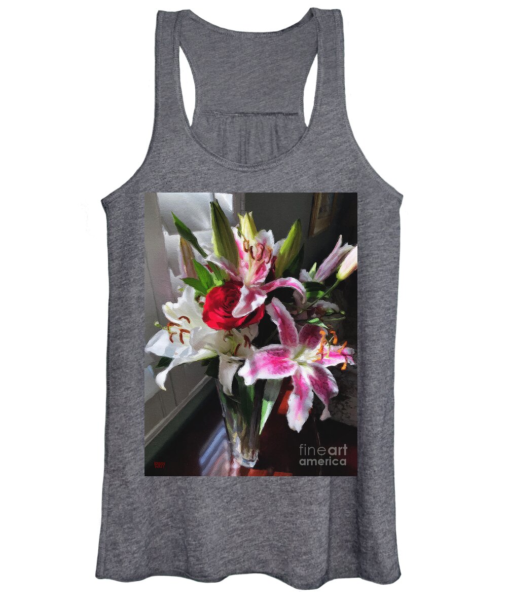Flowers Women's Tank Top featuring the photograph Bursting Forth by Brian Watt