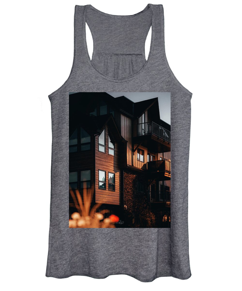  Women's Tank Top featuring the photograph Canadian Townhouse by William Boggs