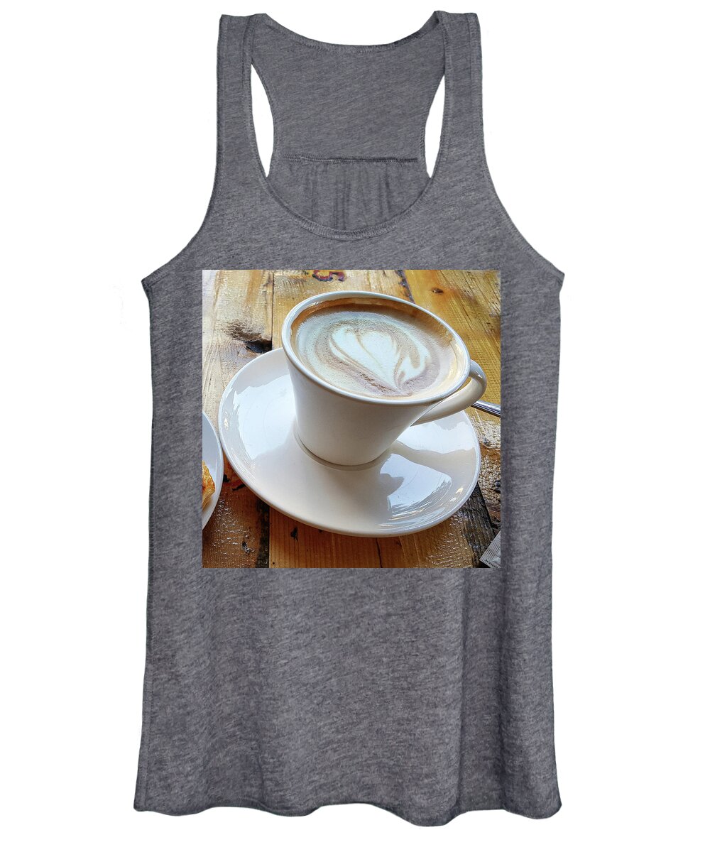 Italy Women's Tank Top featuring the photograph Cappuccino by Marian Tagliarino