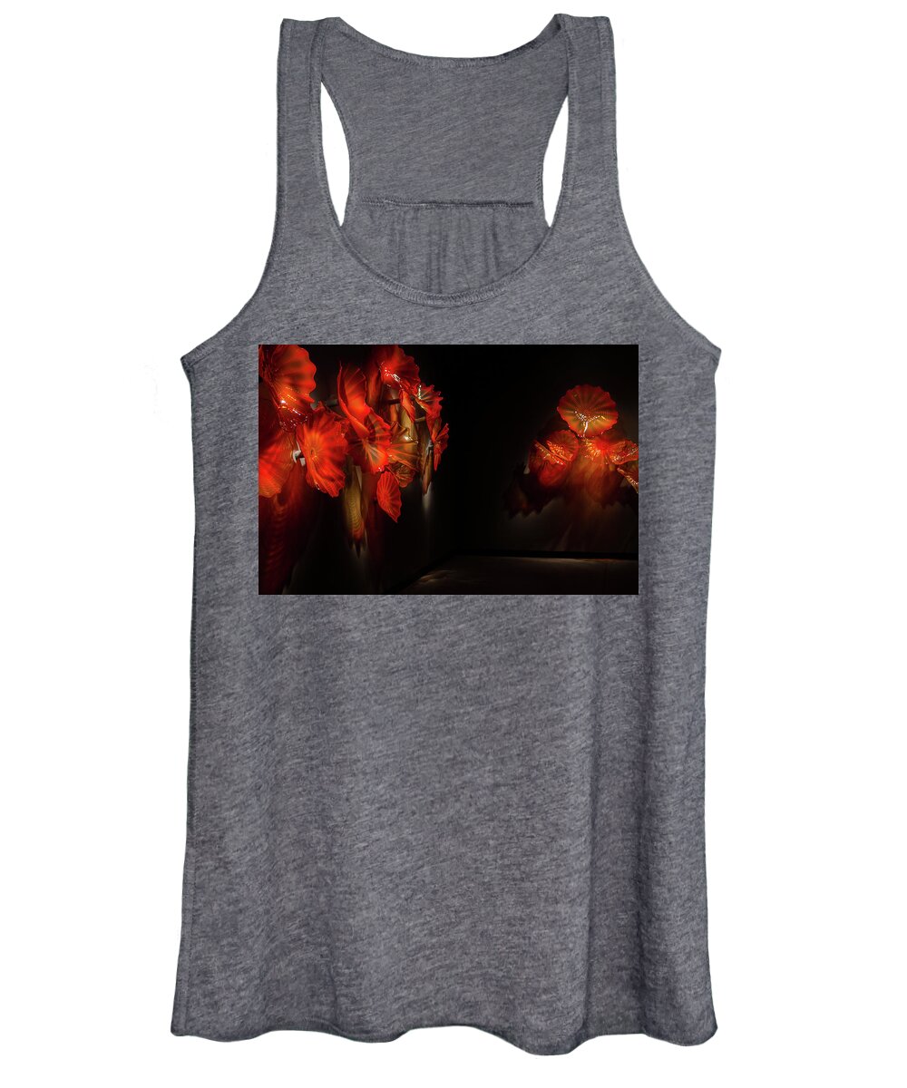 Blownglass Women's Tank Top featuring the photograph Chihuly Glass No.4 by Vicky Edgerly