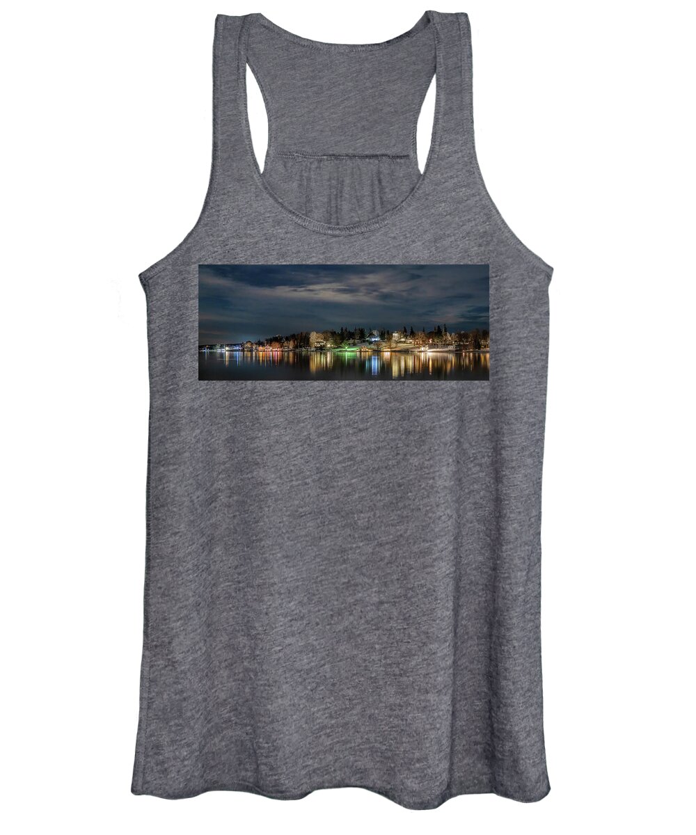 Christmas Women's Tank Top featuring the photograph Christmas Reflections by Rod Best