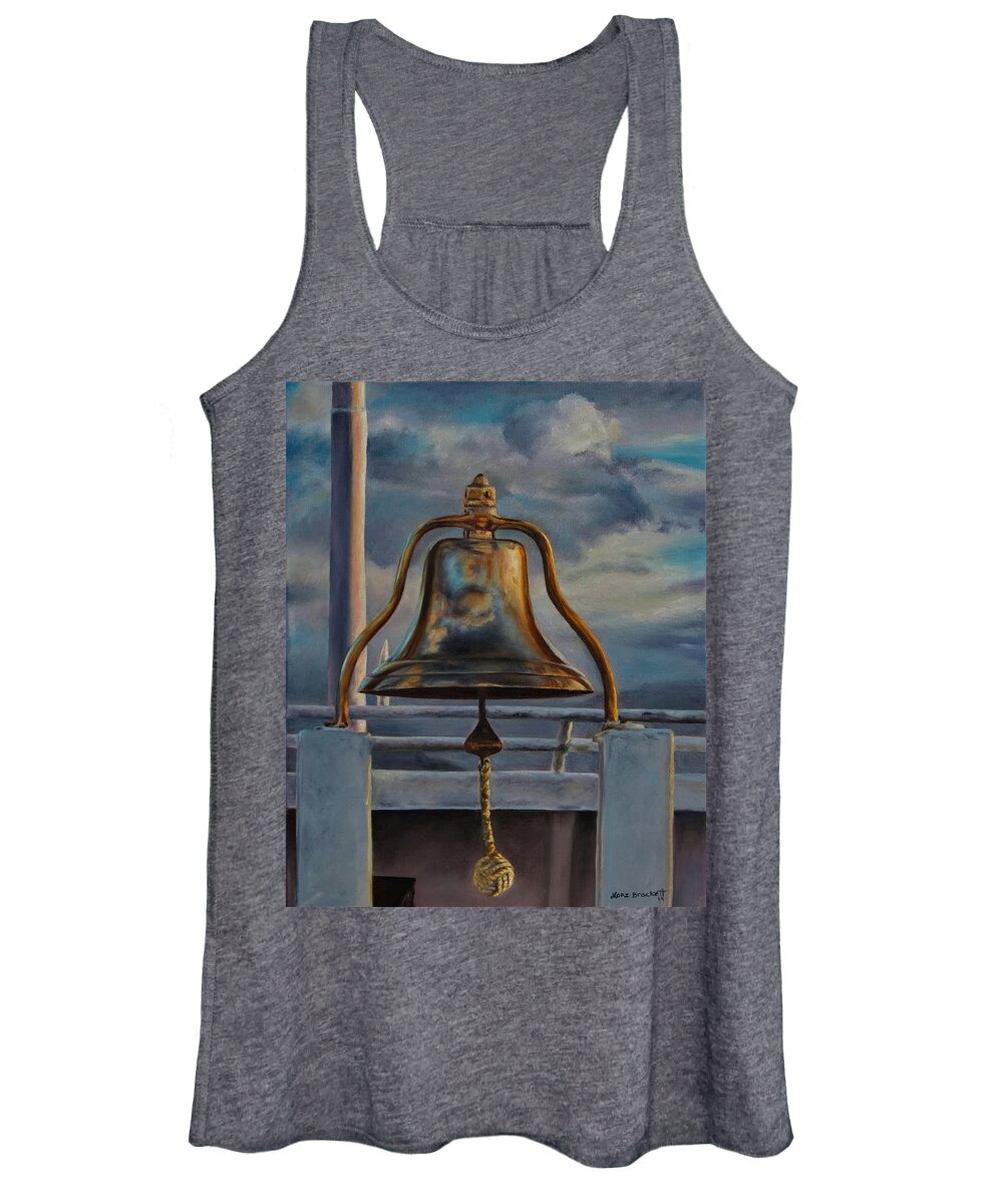 Bell Women's Tank Top featuring the painting COHO Ferry's Bell by Lori Brackett