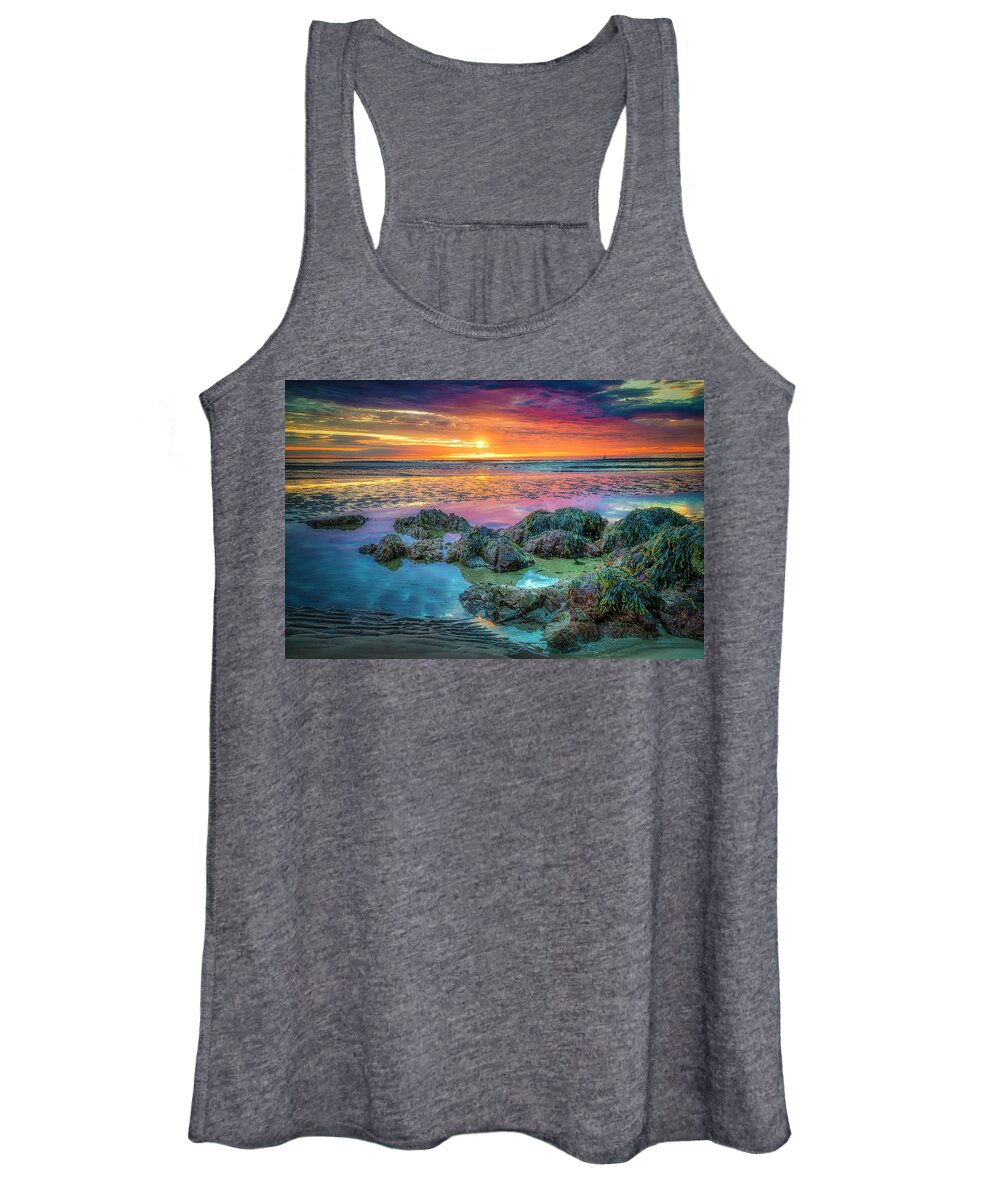 Ogunquit Women's Tank Top featuring the photograph Colors of the Heart by Penny Polakoff