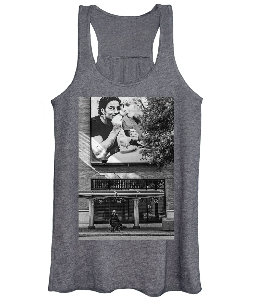 Advertisement Women's Tank Top featuring the photograph Couples - The Way We Were by Mike Schaffner