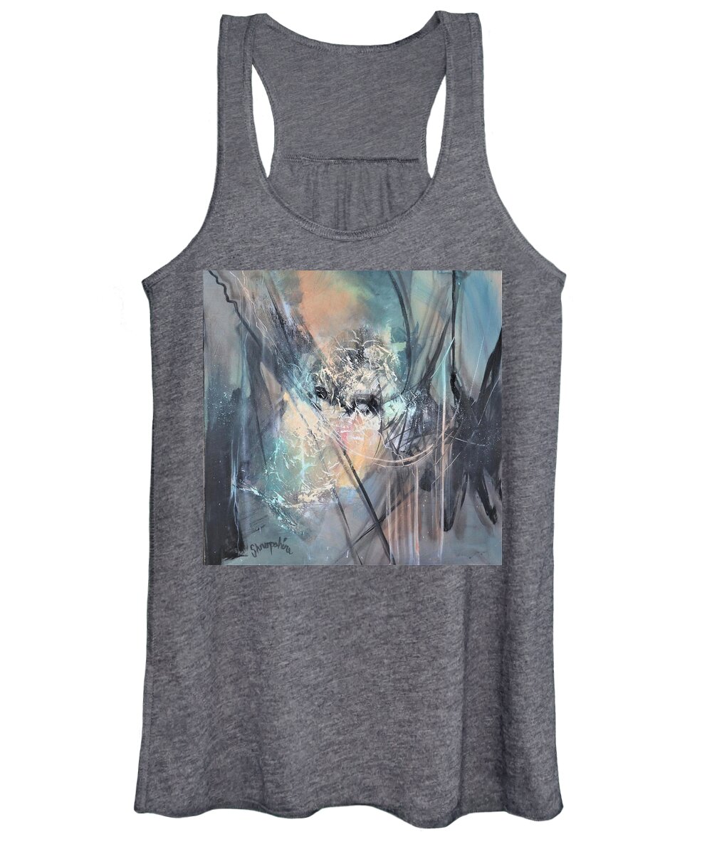 Cradle Of Life Women's Tank Top featuring the painting Cradle of Life by Tom Shropshire