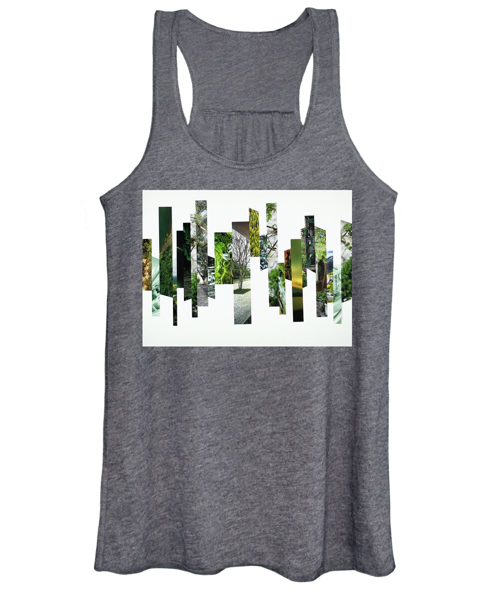 Collage Women's Tank Top featuring the photograph Crosscut#129 by Robert Glover