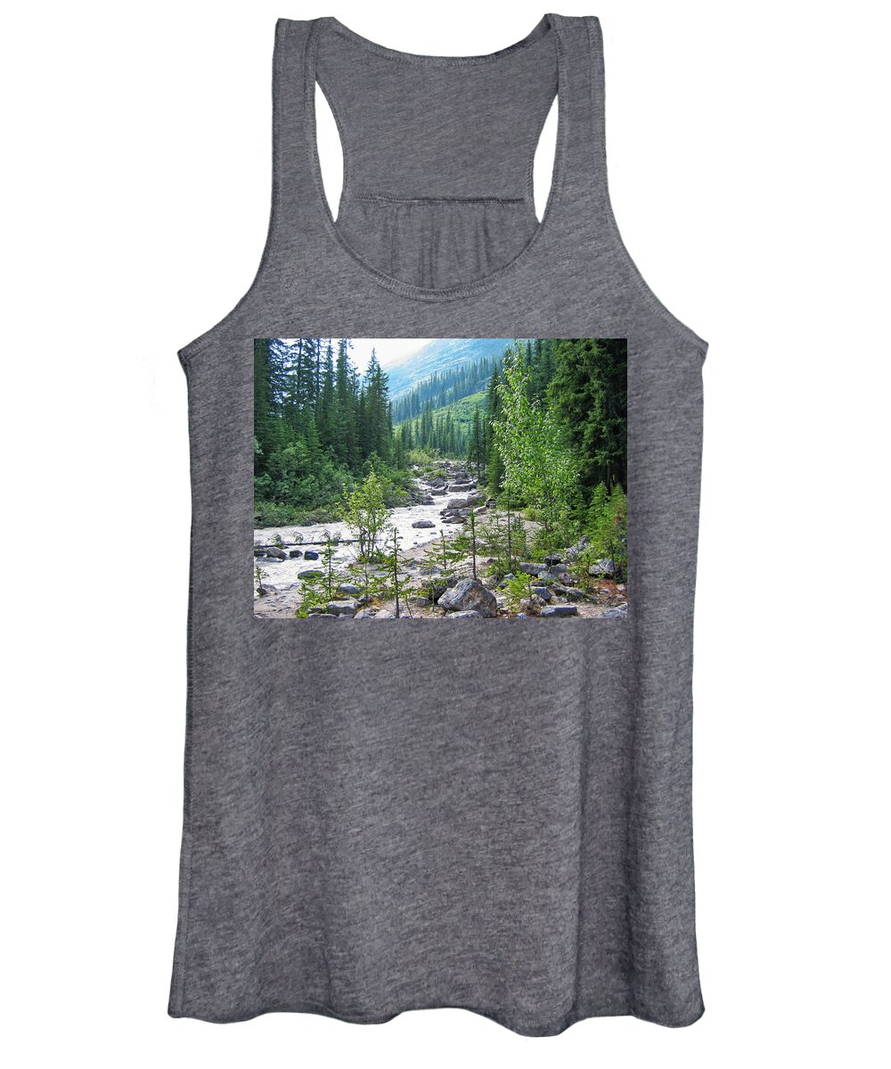 Print Women's Tank Top featuring the photograph Cypress Hills, SK. Canada by Ryan Crouse