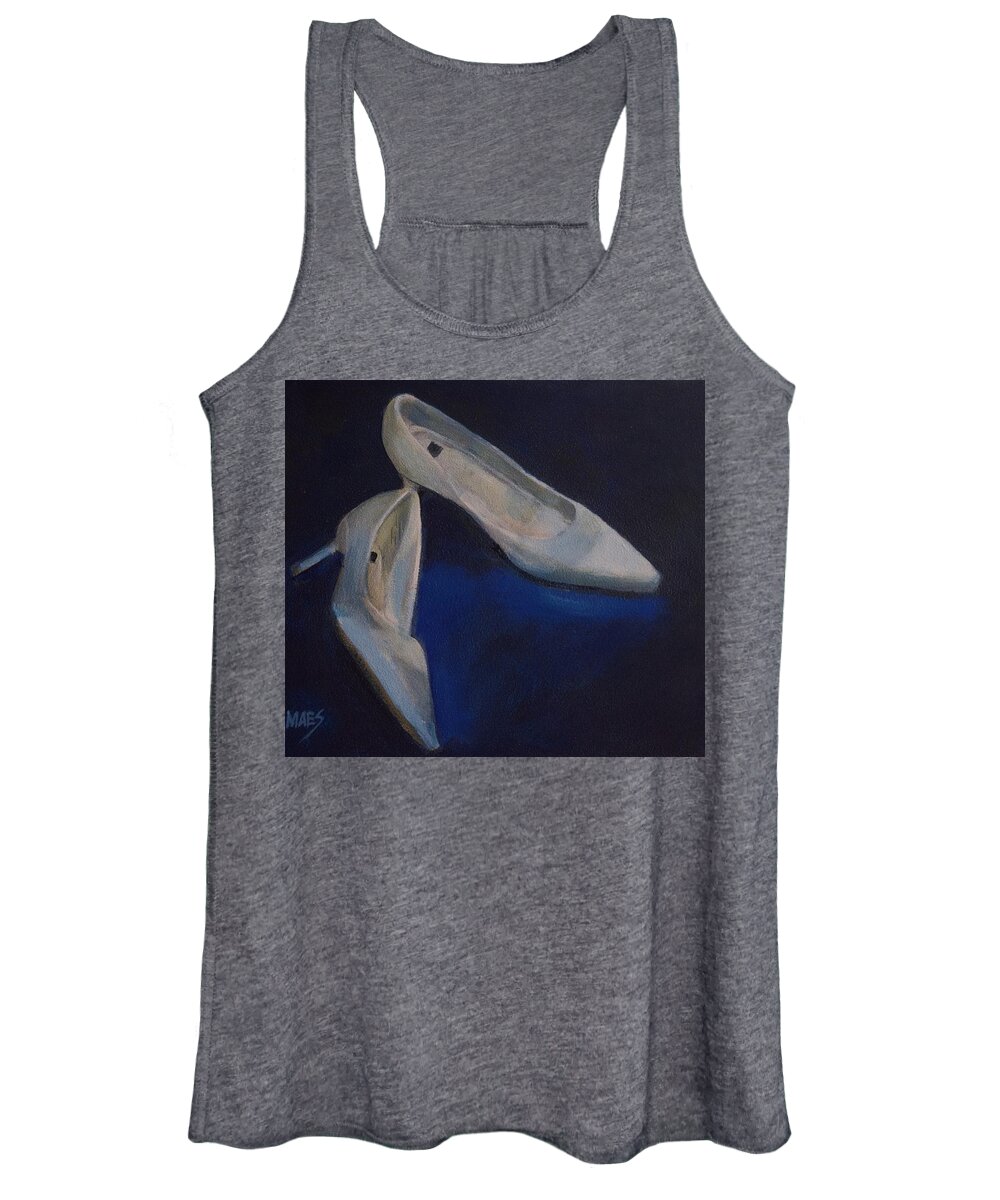 Walt Maes Women's Tank Top featuring the painting Danced all night by Walt Maes
