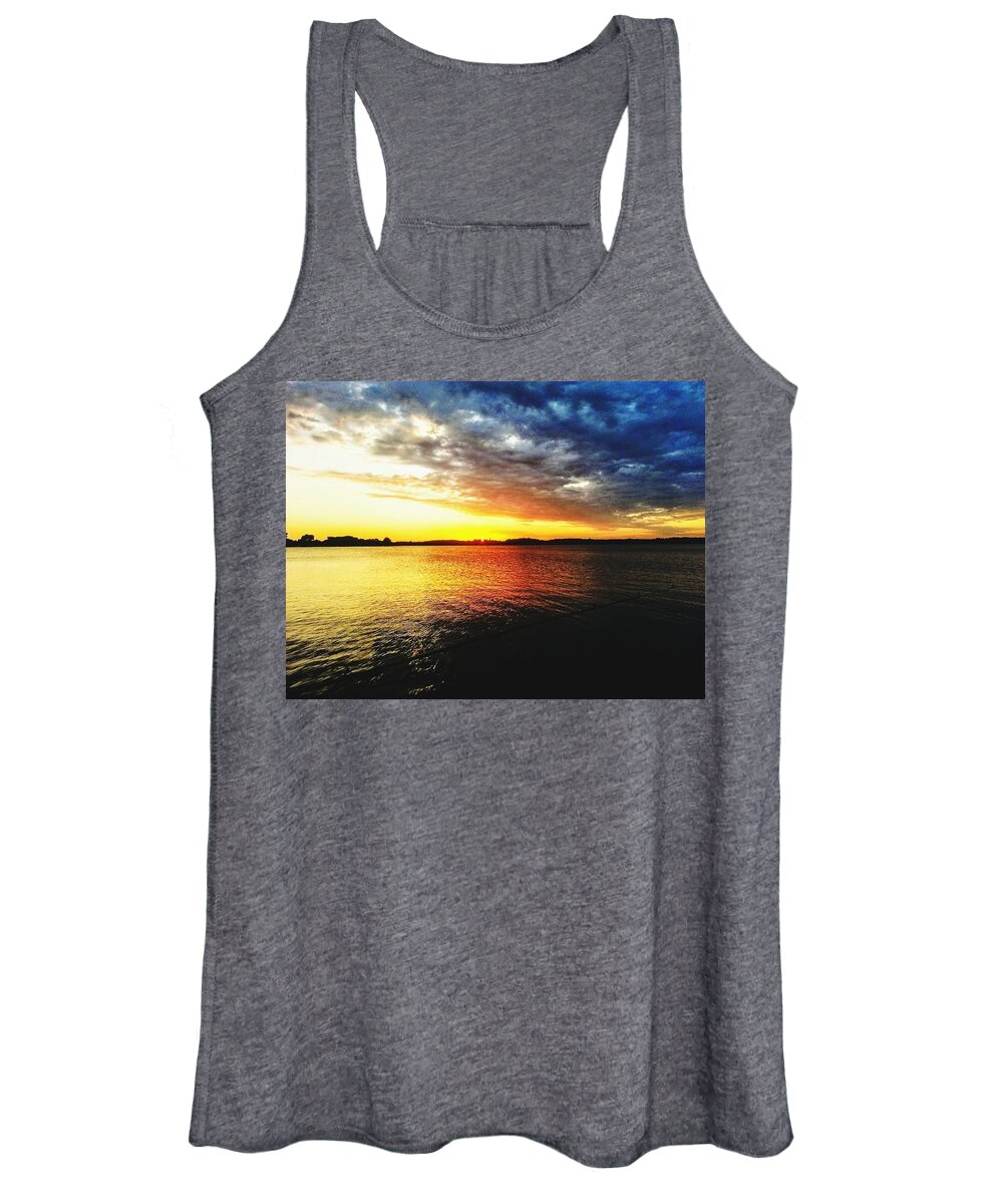 Water Women's Tank Top featuring the photograph Deep beauty fishing by Shalane Poole