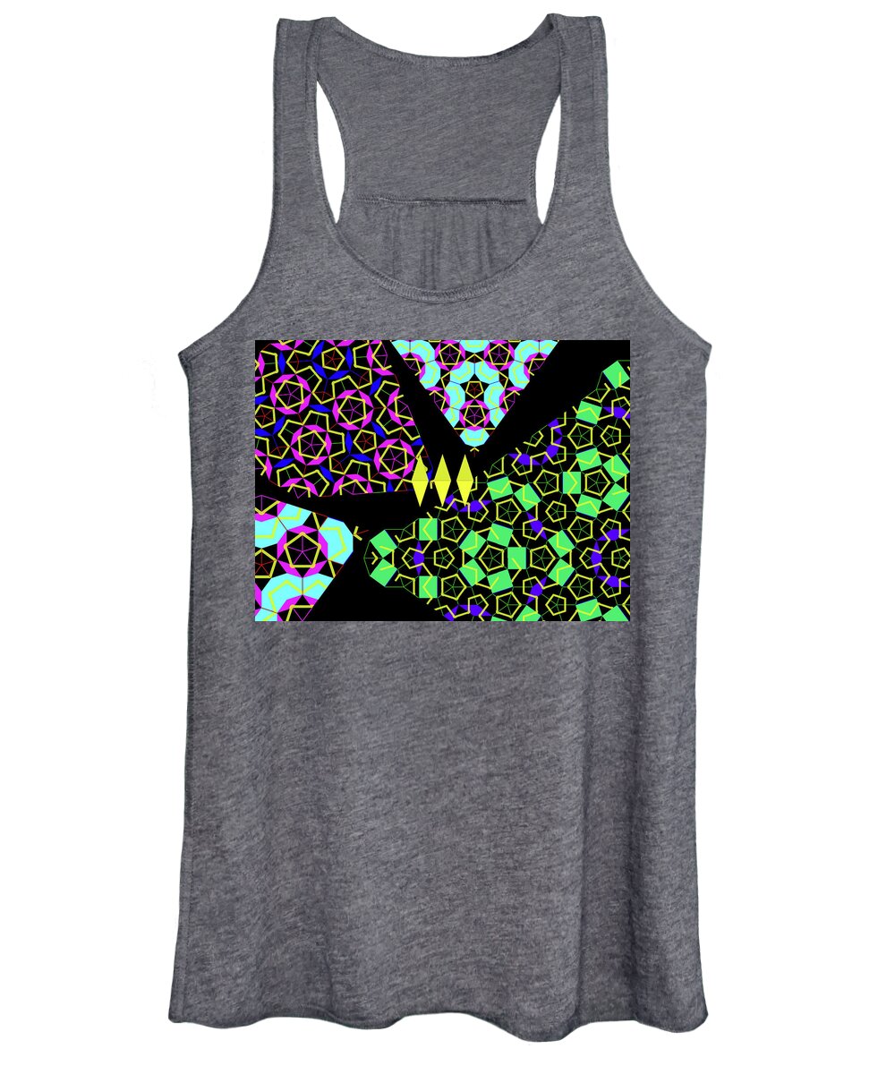 Digital Collage Women's Tank Top featuring the digital art Design 2 New Directions by Lorena Cassady