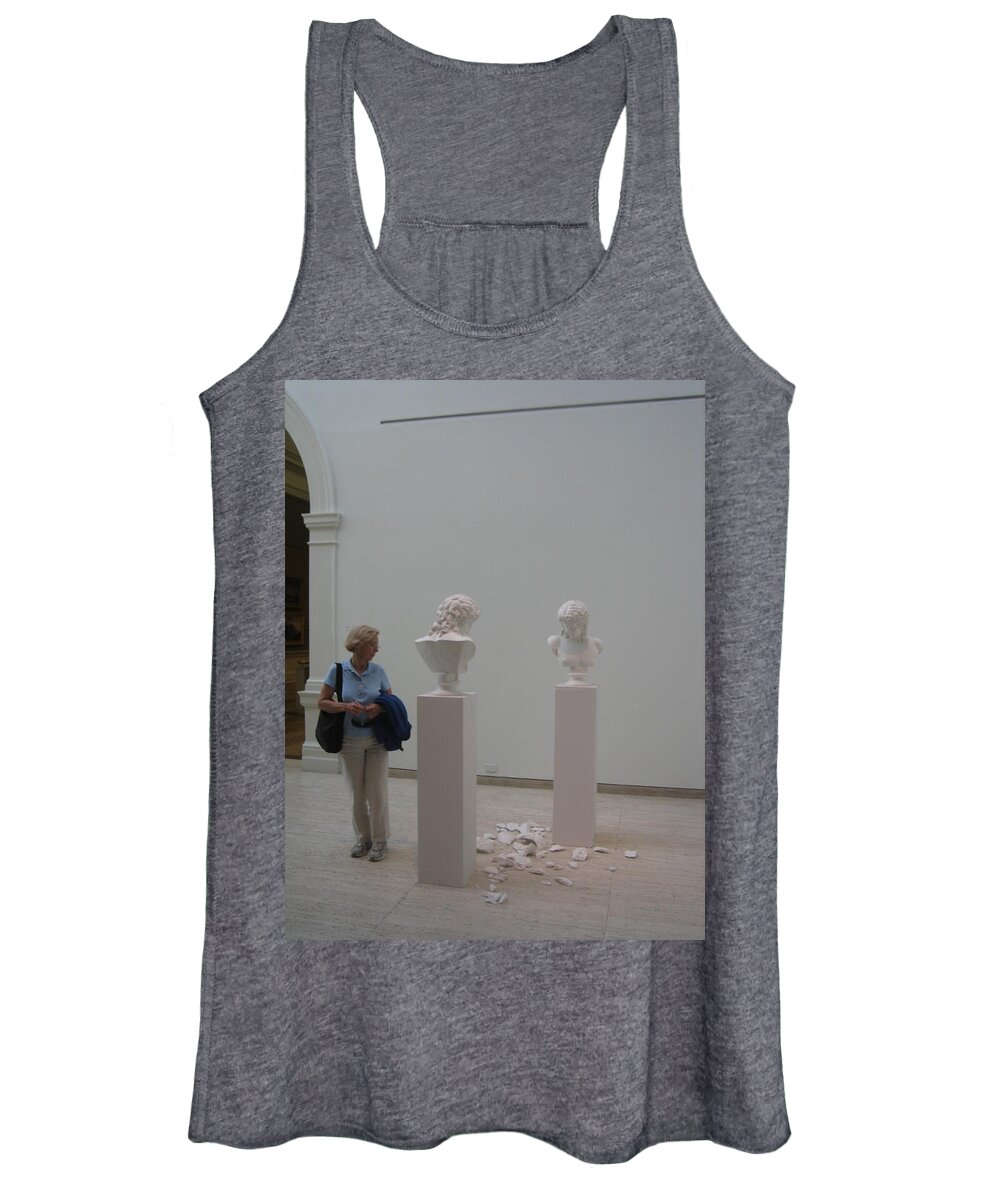 Museum Women's Tank Top featuring the photograph Did I Really Do That by Calvin Boyer