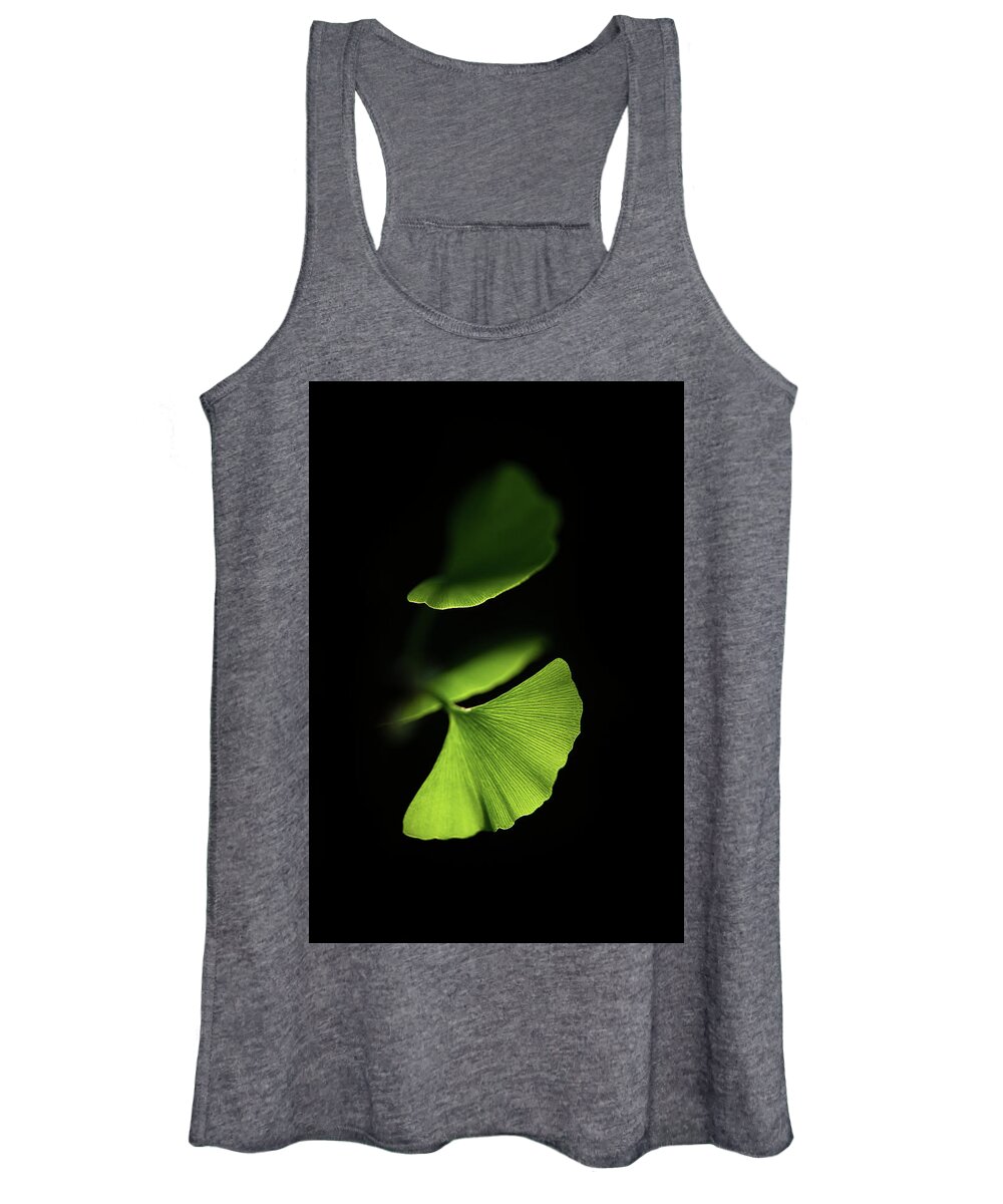 Leaves Women's Tank Top featuring the photograph Discretion by Philippe Sainte-Laudy