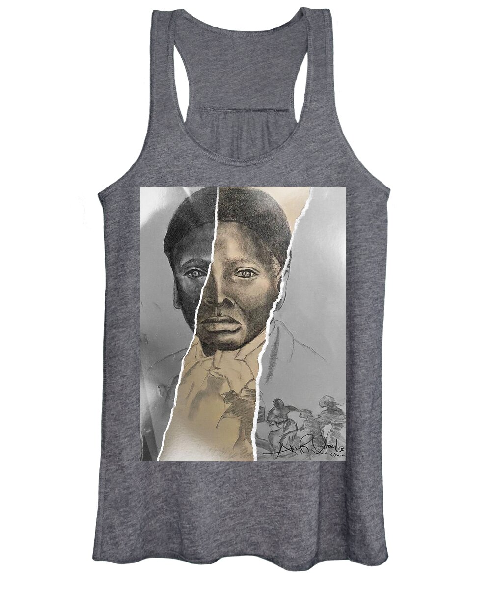  Women's Tank Top featuring the mixed media Divided by Angie ONeal