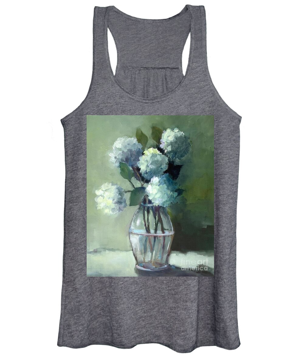 Flowers Women's Tank Top featuring the painting Drama Flowers by Michelle Abrams
