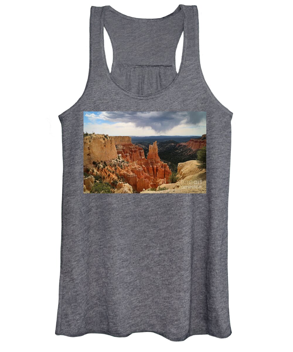Bryce Canyon Women's Tank Top featuring the photograph Dueling Weather by Erin Marie Davis