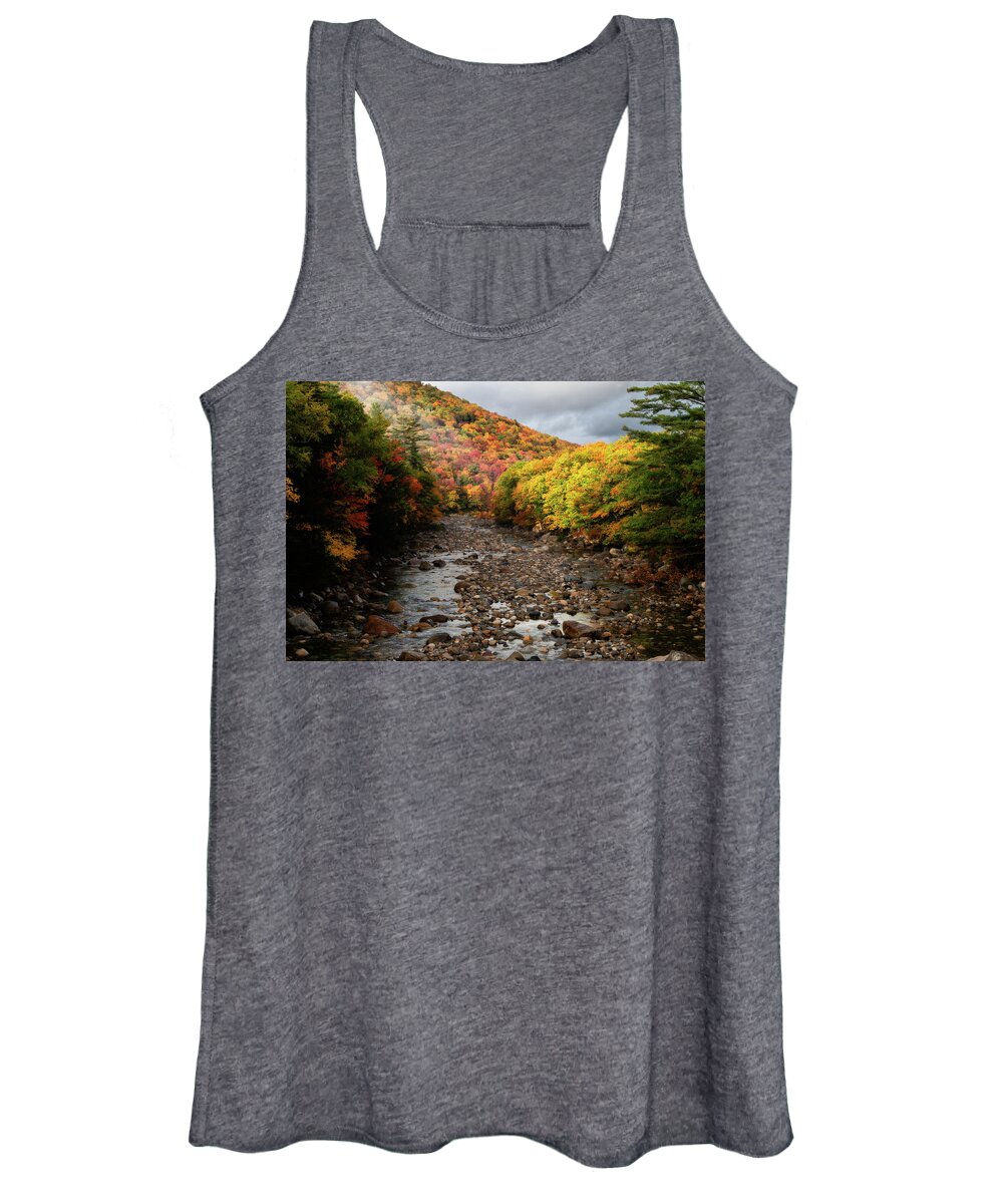 New Women's Tank Top featuring the photograph East Brach of the Pemigewasset After a Rain by William Dickman