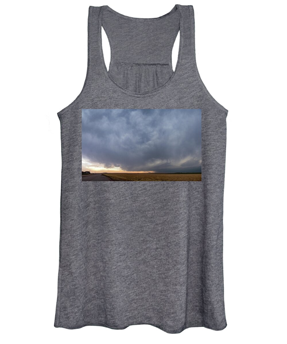 Nebraskasc Women's Tank Top featuring the photograph Eastern Colorado Supercell 002 by Dale Kaminski