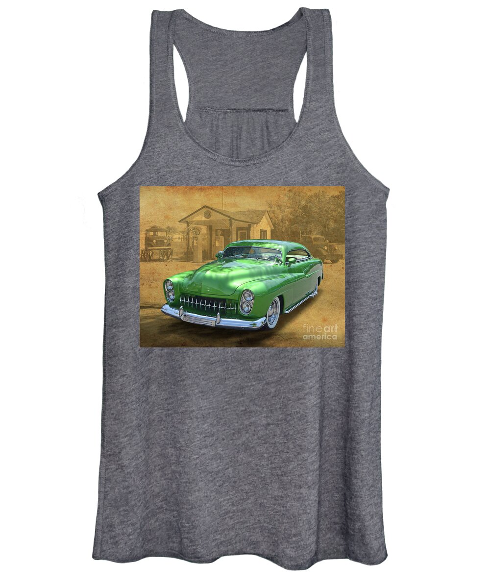 Emerald Women's Tank Top featuring the photograph Emerald Green Lead Sled by Ron Long