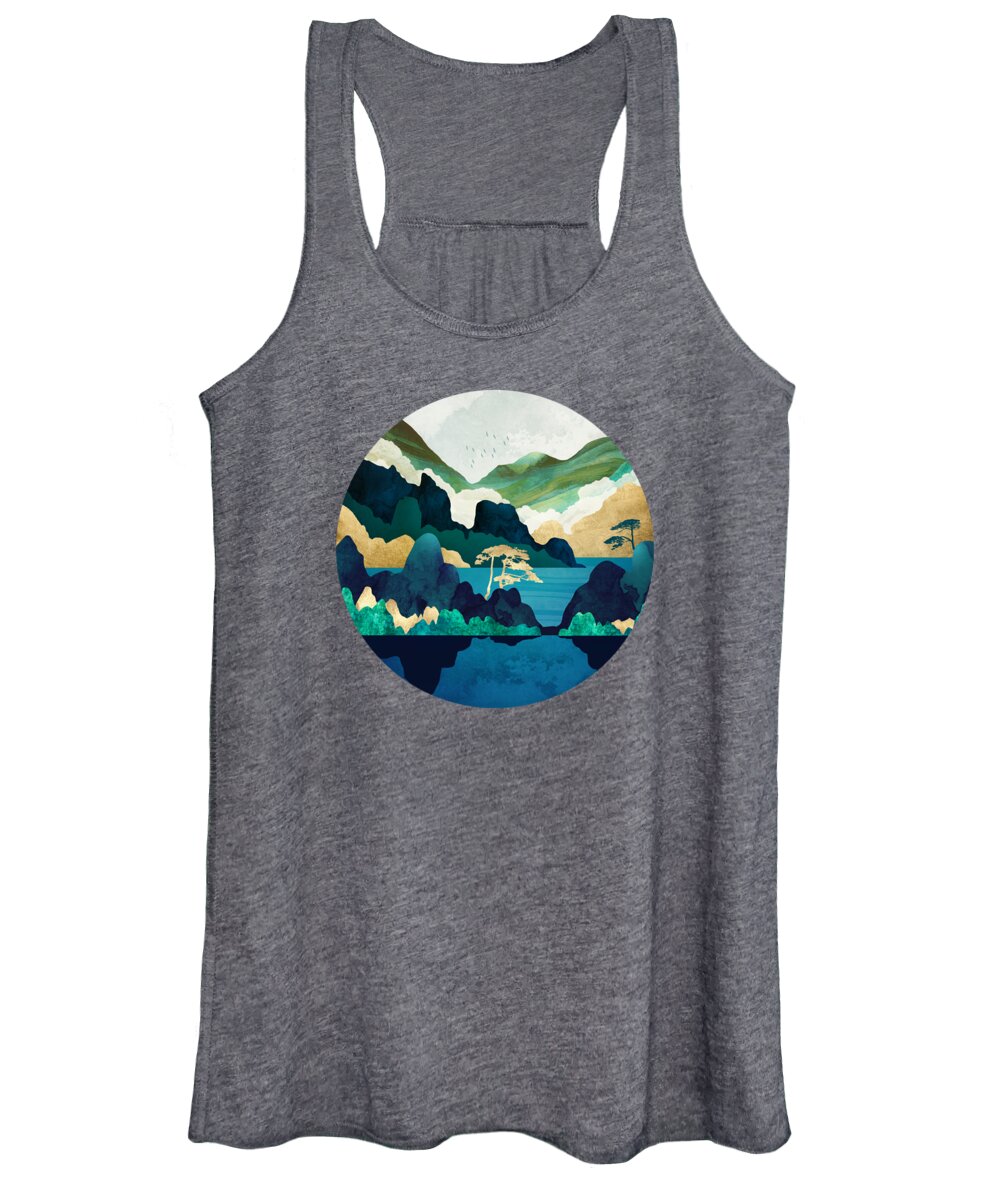 Digital Women's Tank Top featuring the digital art Escape by Spacefrog Designs