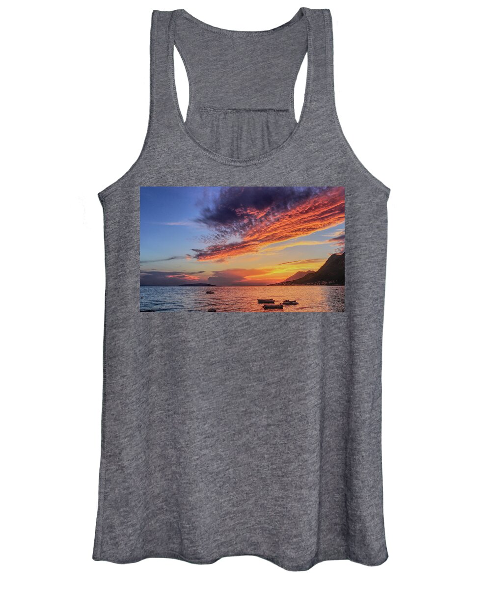 Canyon Women's Tank Top featuring the photograph Fairy-tale sunset by Vaclav Sonnek