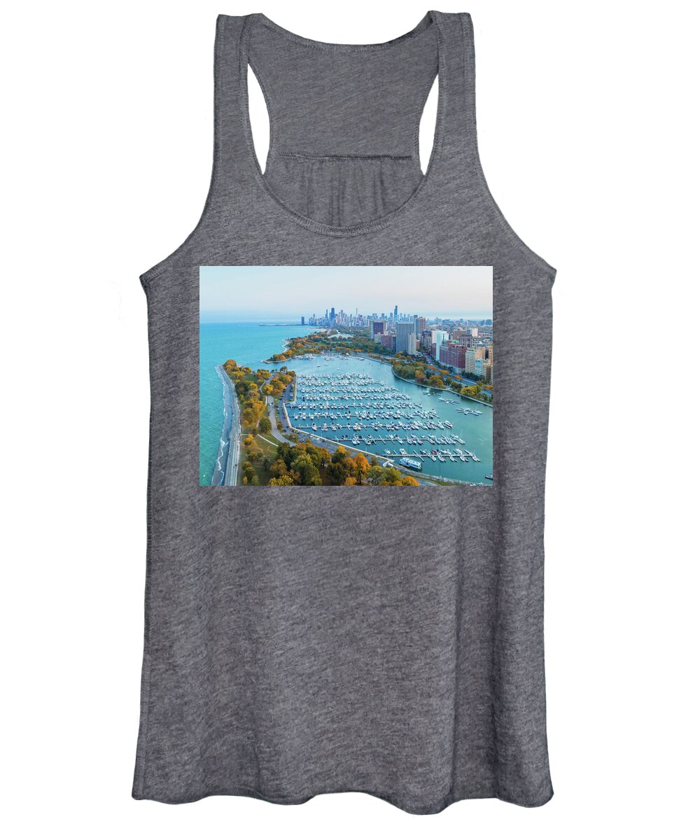 Chicago Women's Tank Top featuring the photograph Fall in Chicago by Bobby K