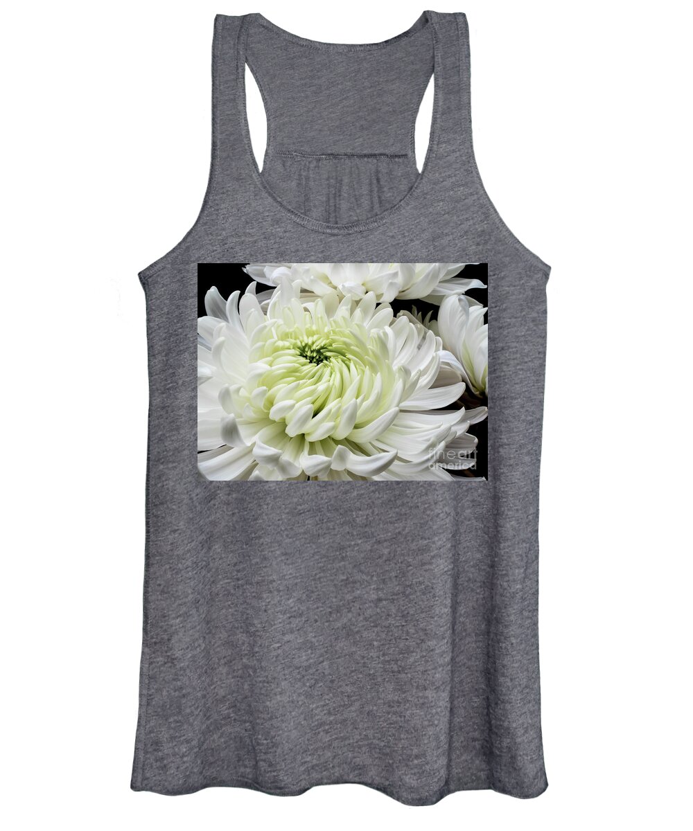 Flower Women's Tank Top featuring the photograph Football Mum ll by Scott and Dixie Wiley