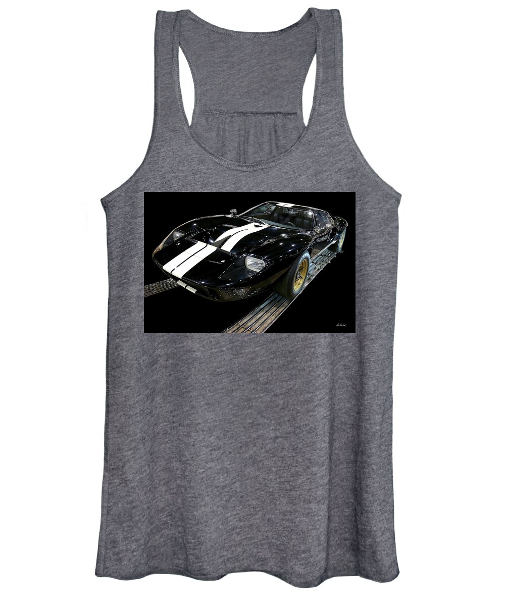 Ford Gt Women's Tank Top featuring the photograph Ford GT by Peter Kraaibeek