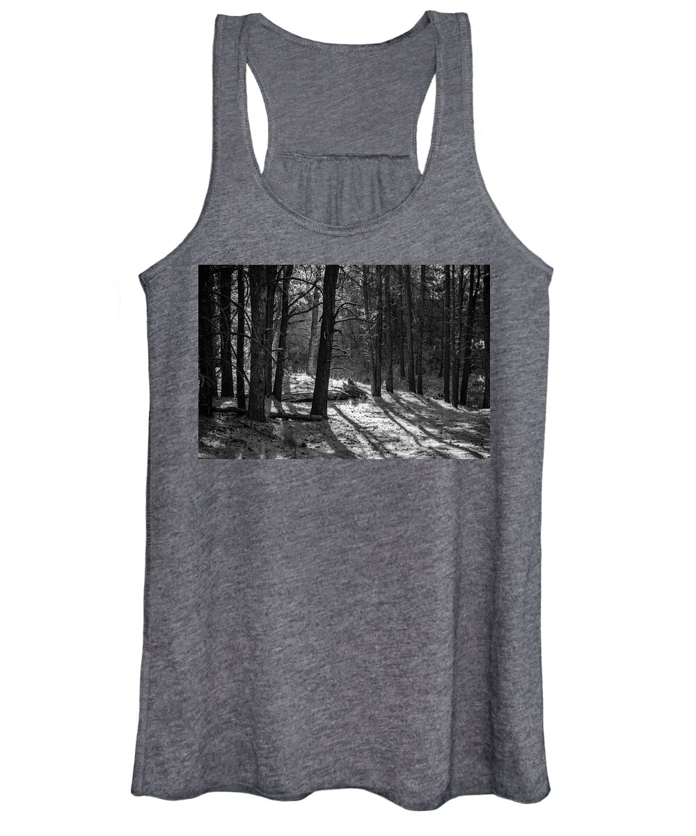 Trees Women's Tank Top featuring the photograph Forest Floor Jemez New Mexico by Mary Lee Dereske