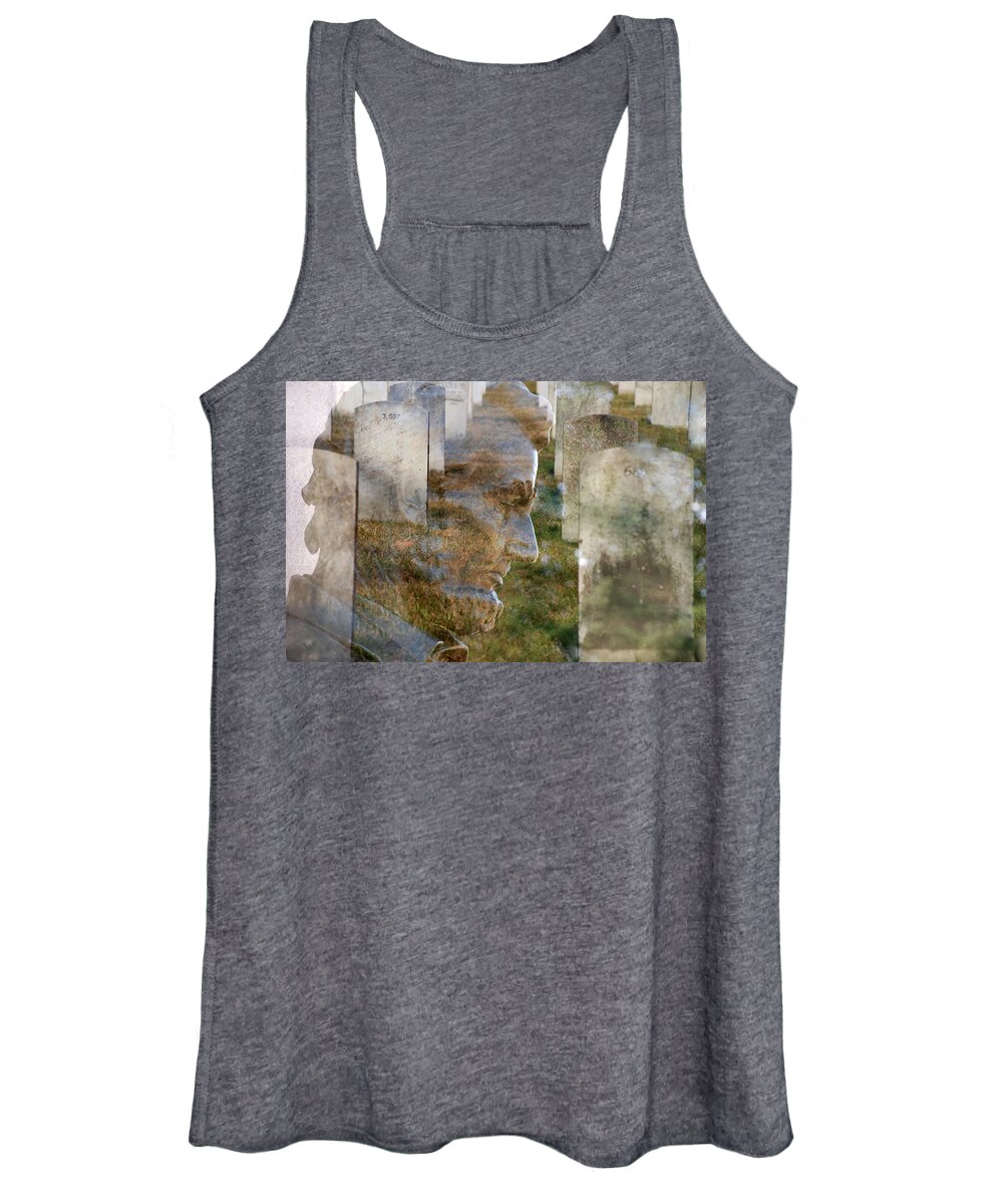 Lincoln Women's Tank Top featuring the photograph Freedom by Jim Cook