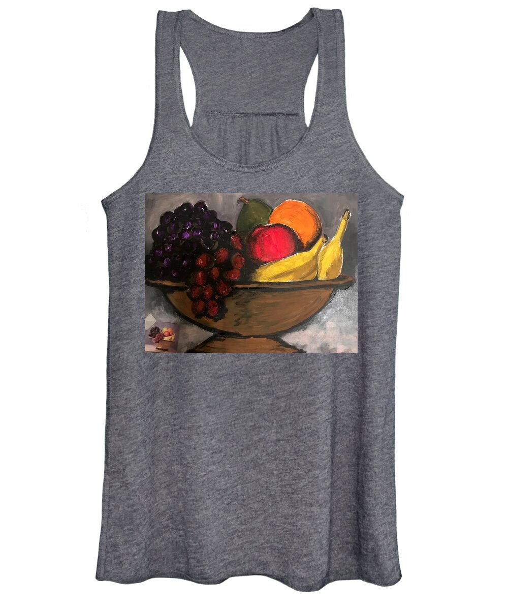  Women's Tank Top featuring the pastel Fruit 2 by Angie ONeal