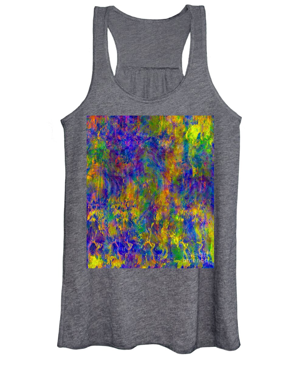 A-fine-art Women's Tank Top featuring the mixed media Fruit Of The Vine Reaping Time by Catalina Walker