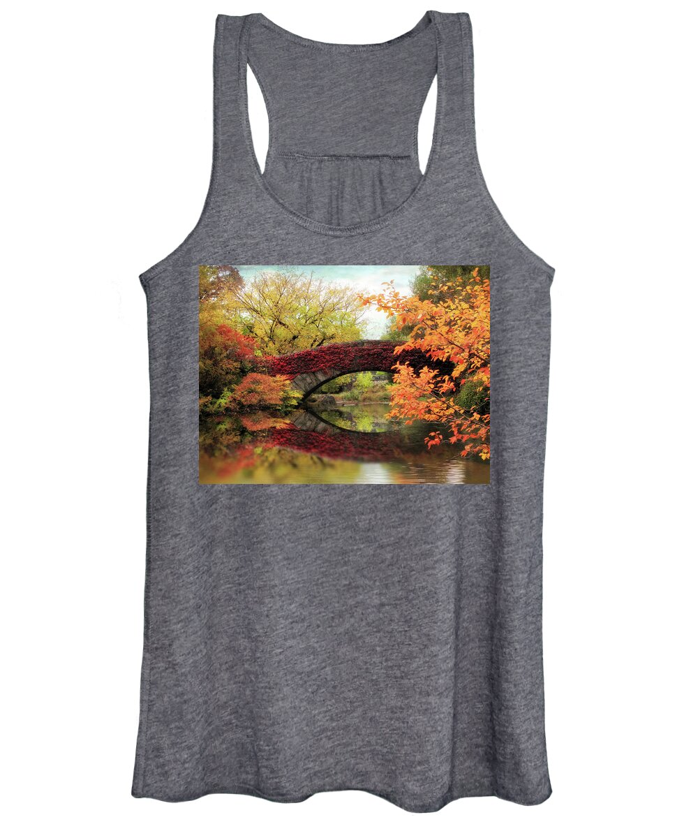 Autumn Women's Tank Top featuring the photograph Gapstow Glory by Jessica Jenney