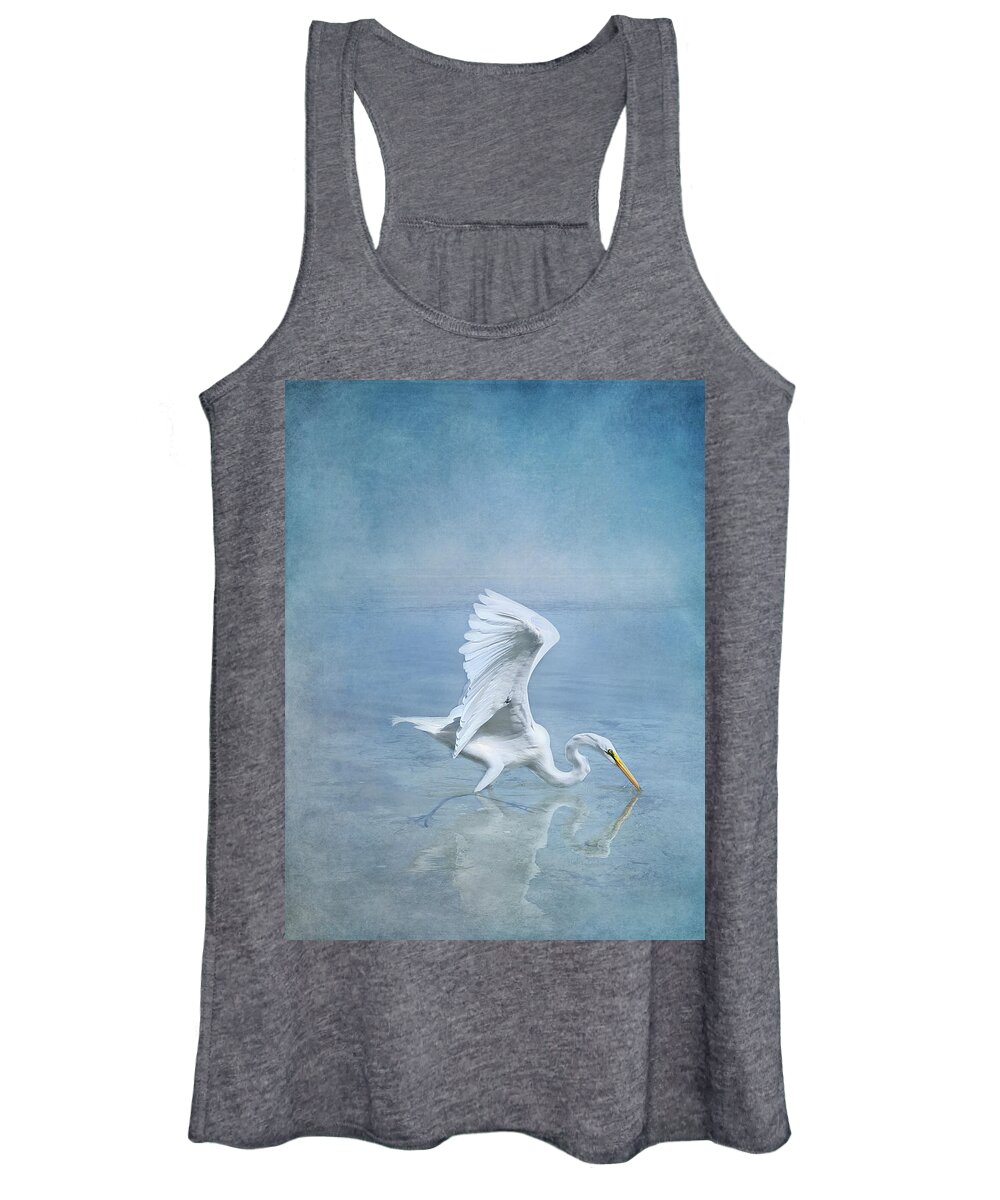 Great Egret Women's Tank Top featuring the photograph Great Egret by Jill Love
