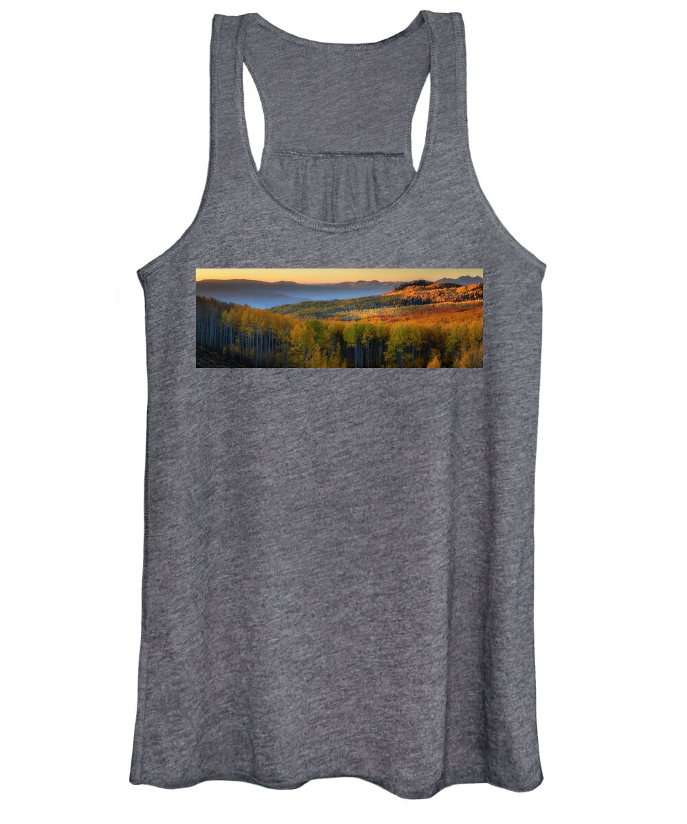 Utah Women's Tank Top featuring the photograph Guardsman Pass in the Fall by Michael Ash
