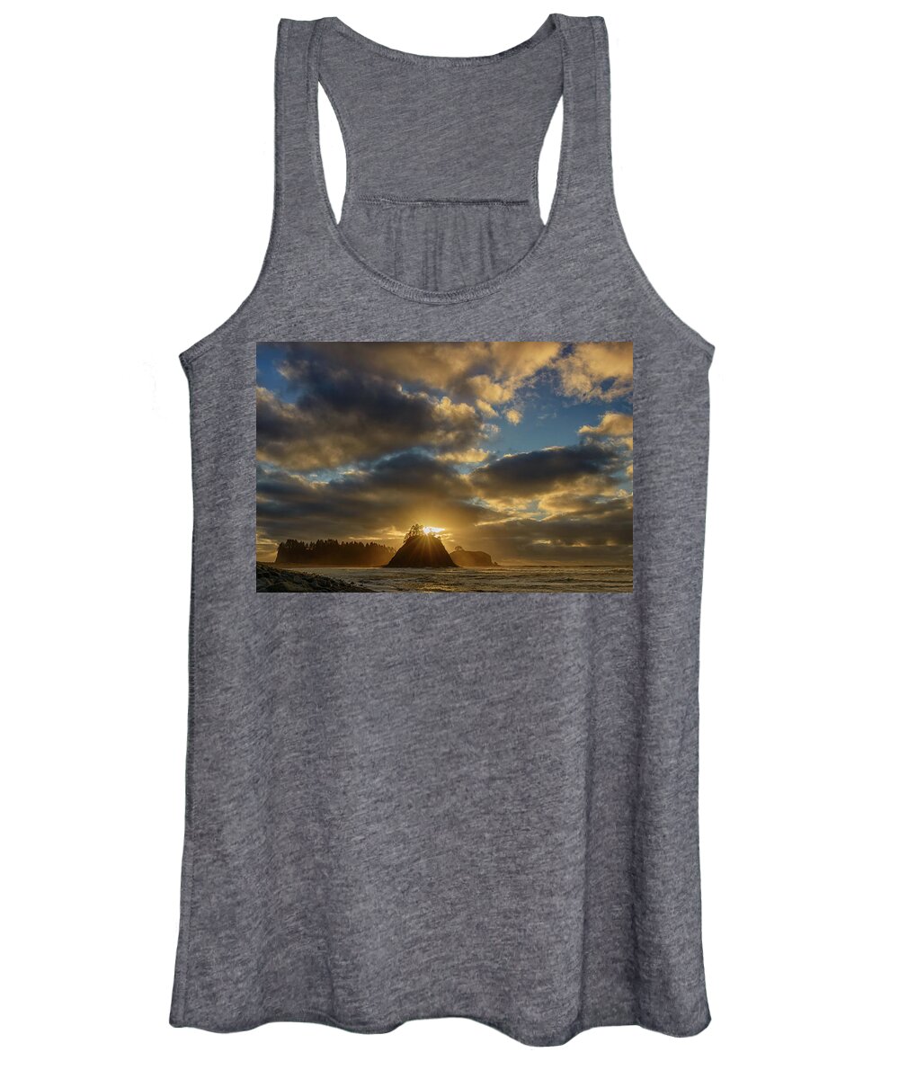 James Island Women's Tank Top featuring the photograph Head in The Clouds by Dan Mihai