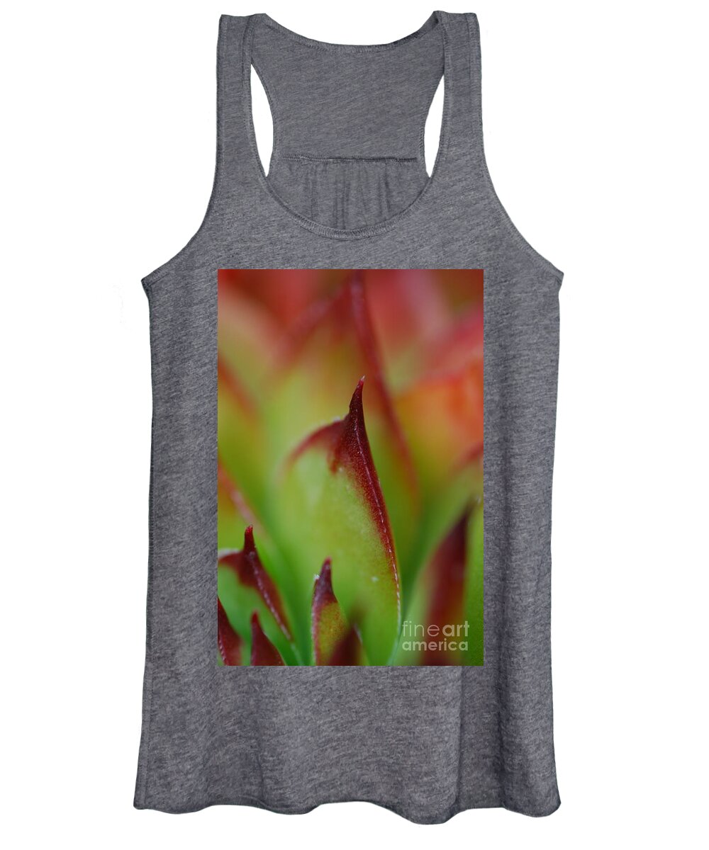 Hens And Chicks Women's Tank Top featuring the photograph Hens And Chicks #9 by Stephanie Gambini