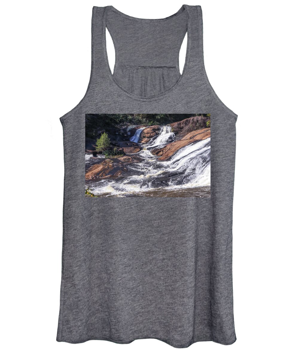 High Falls State Park Women's Tank Top featuring the photograph High Falls Falls by Ed Williams
