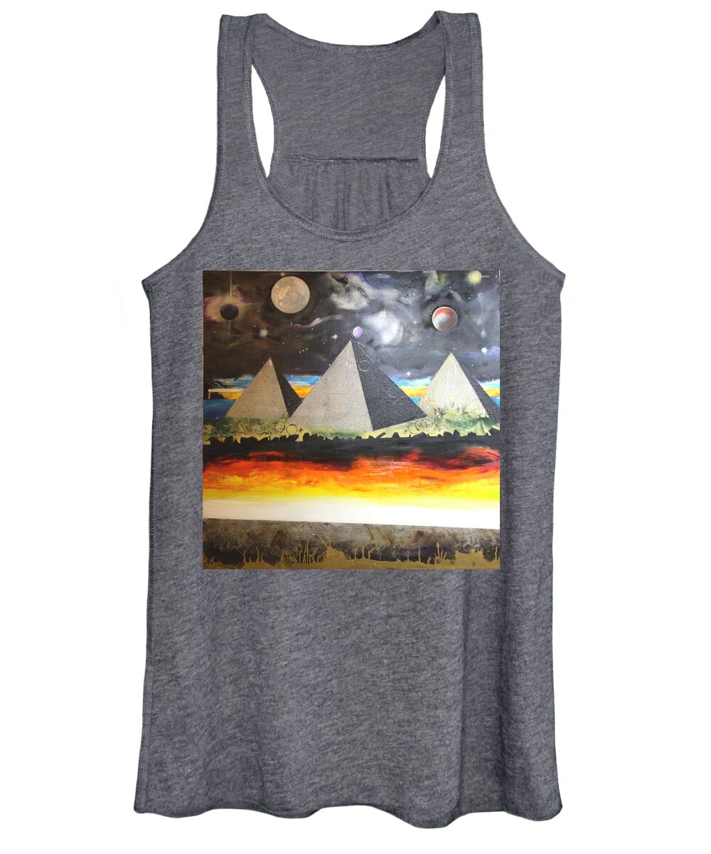 Home Women's Tank Top featuring the painting Home by John Palliser