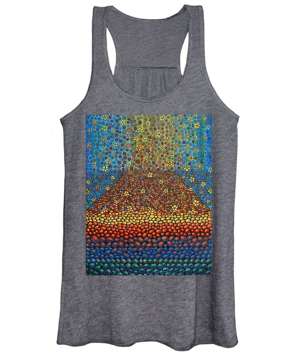 Hope Women's Tank Top featuring the painting Hope Rises by Mindy Huntress